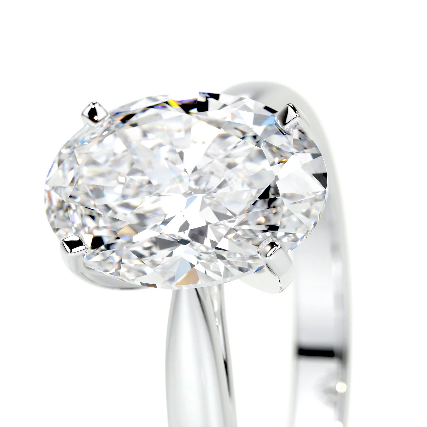 Aria Lab Grown Diamond Ring .  White Gold