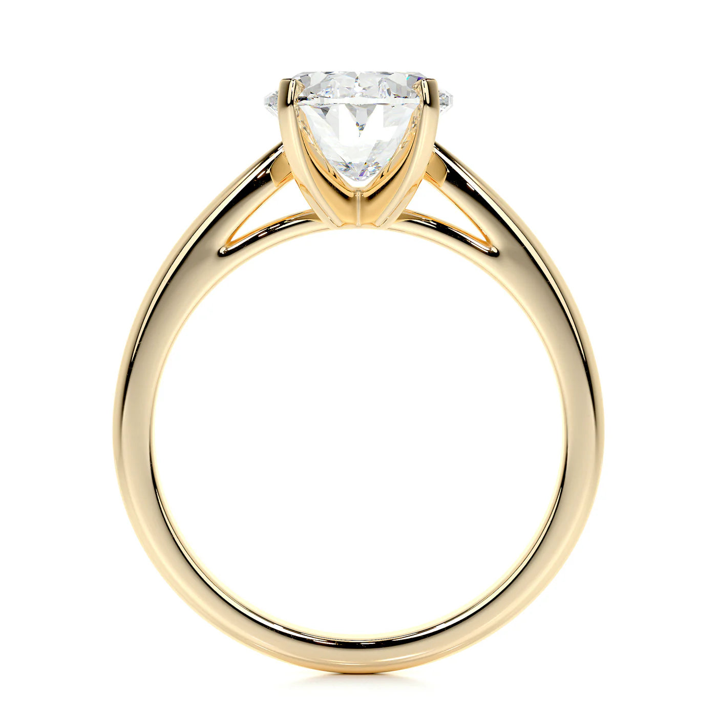 Aria Lab Grown Diamond Ring . Yellow Gold