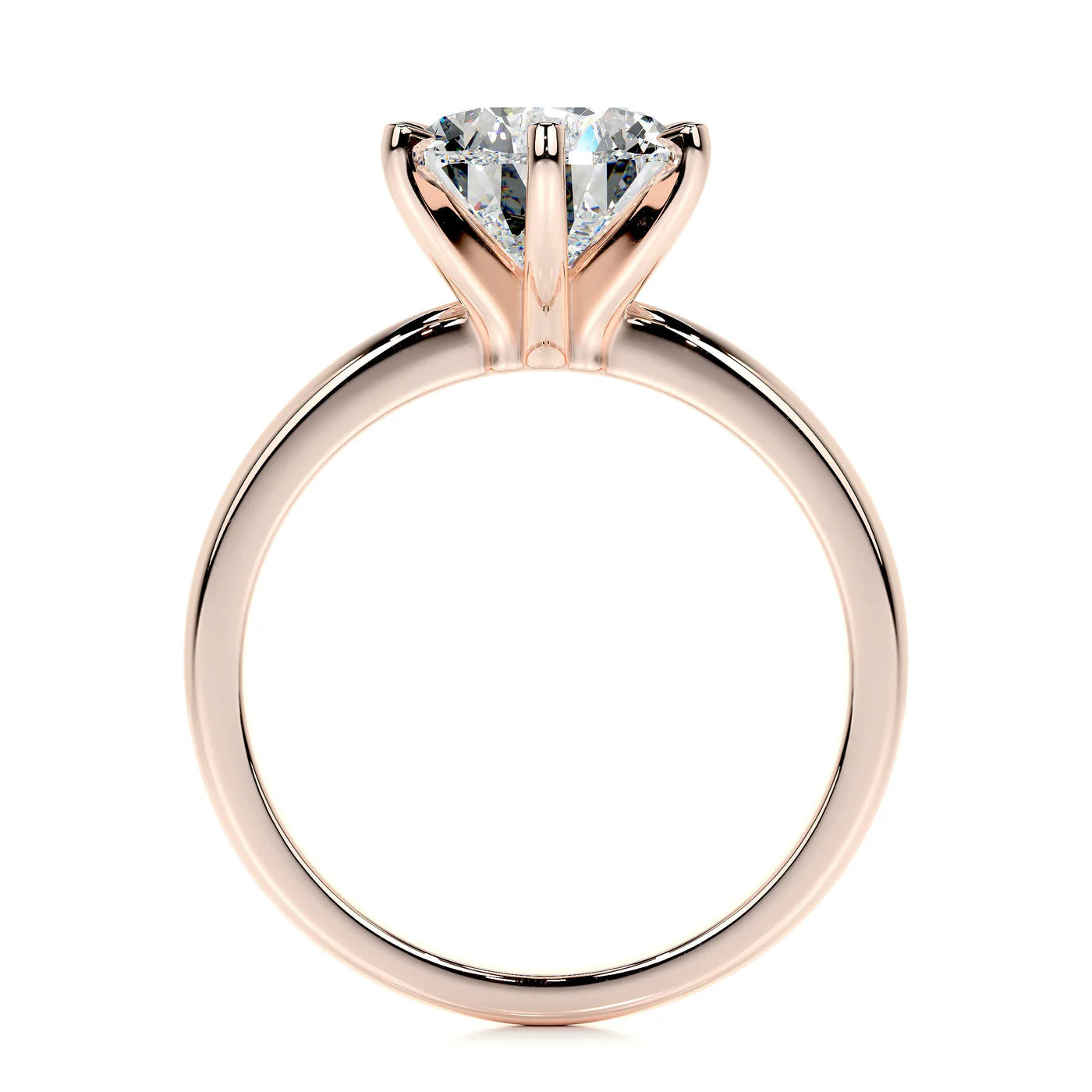 Bliss Lab Grown Diamond Ring . Rose Gold