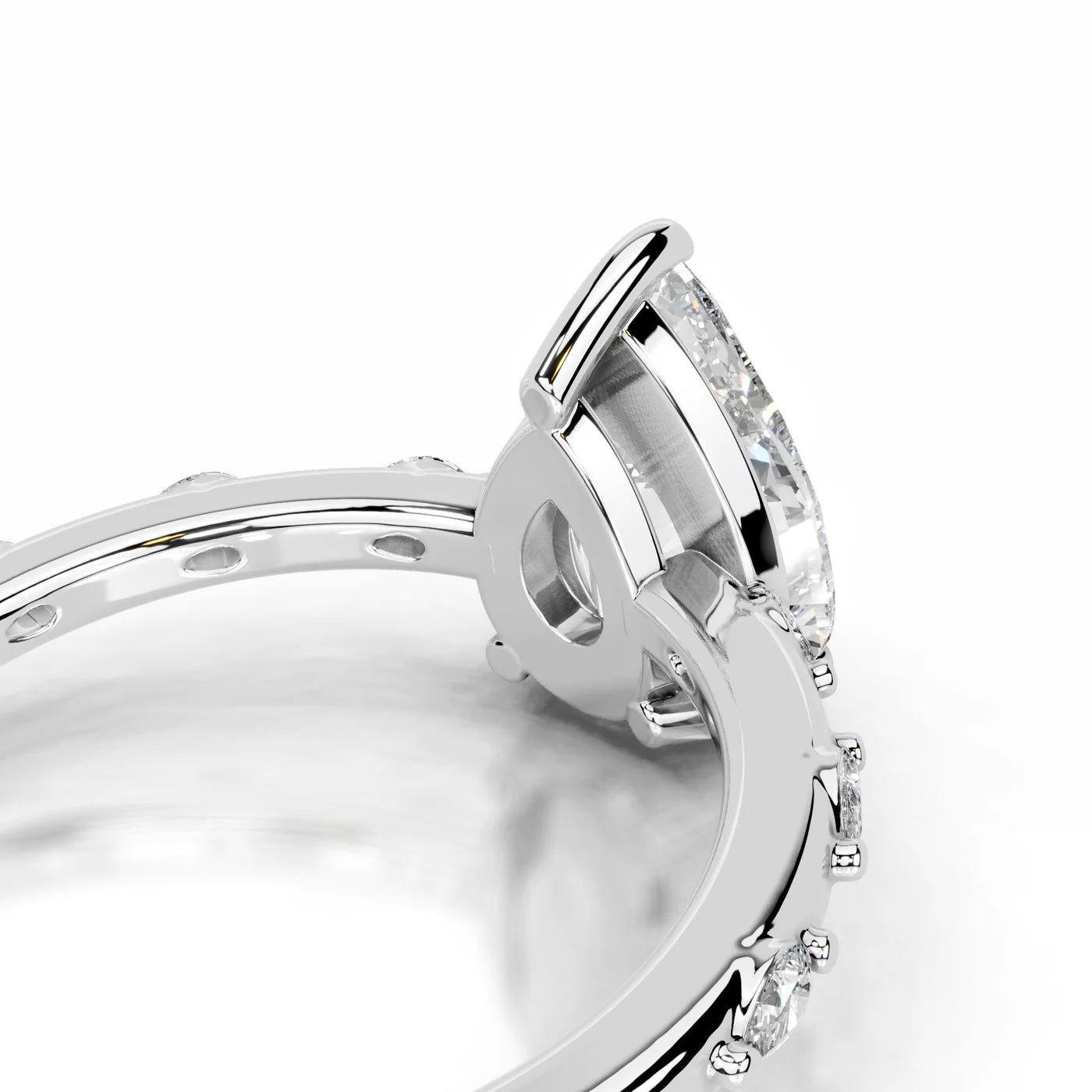 Everly Lab Grown Diamond Ring . White Gold