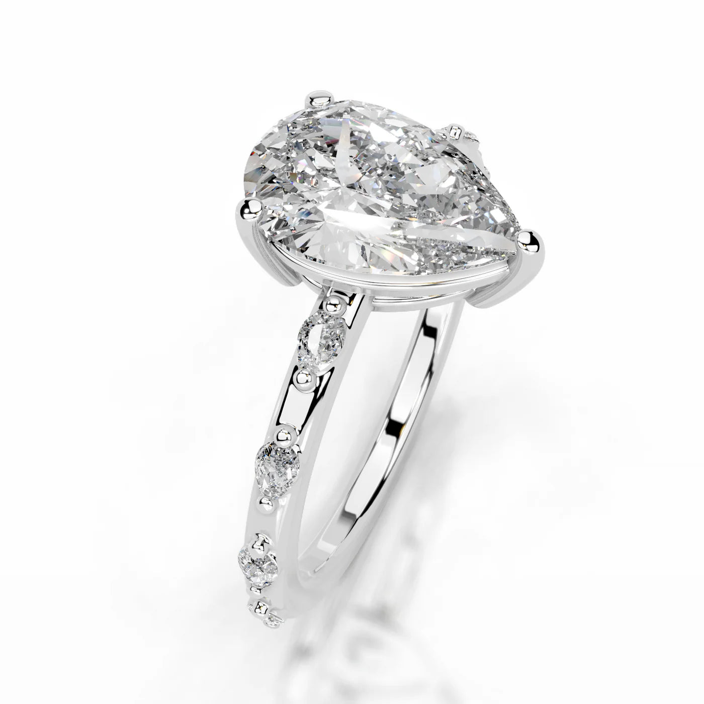 Everly Lab Grown Diamond Ring . White Gold