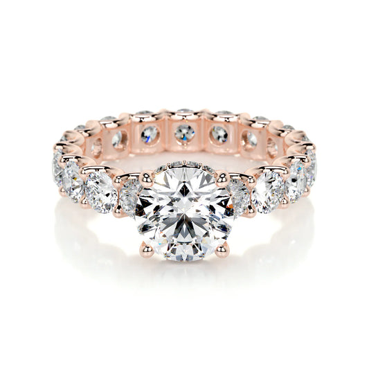 Radiya Lab Grown Diamond Ring . Rose Gold