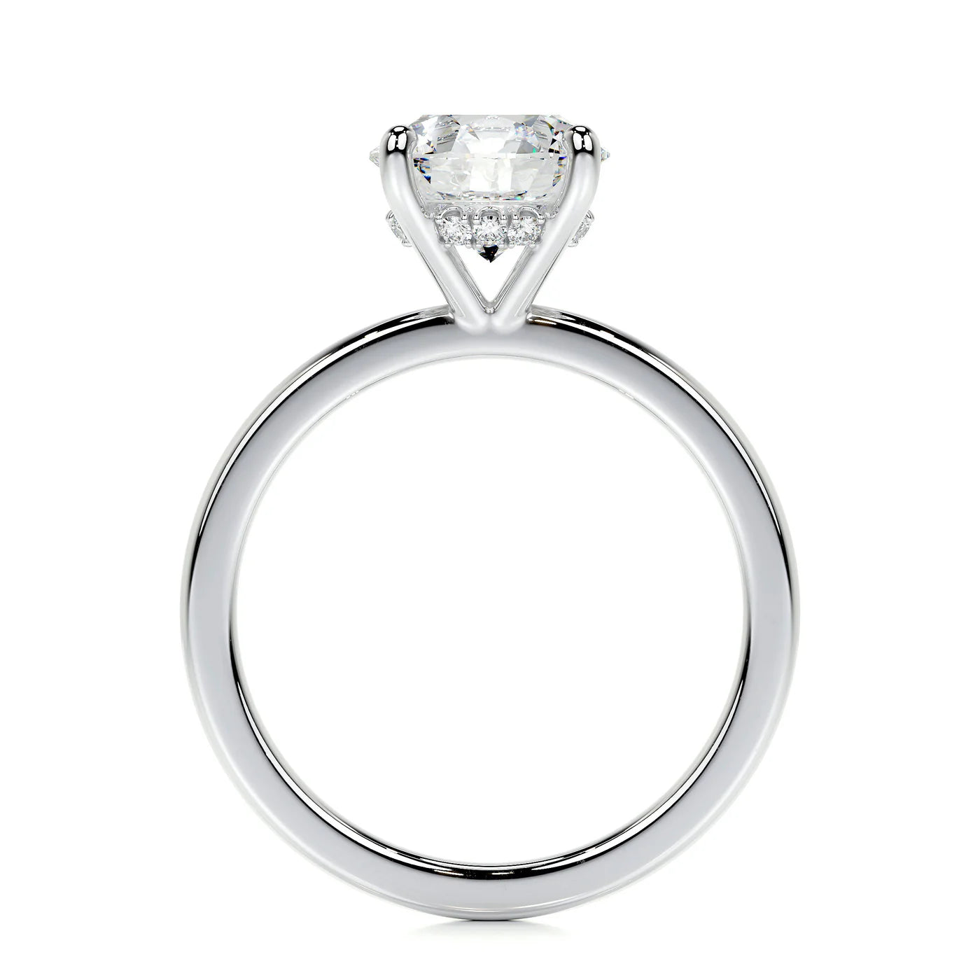 Alba Lab Grown Diamond Ring . White Gold