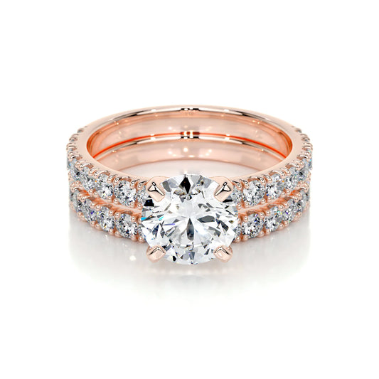 Althea Lab Grown Diamond Ring . Rose Gold