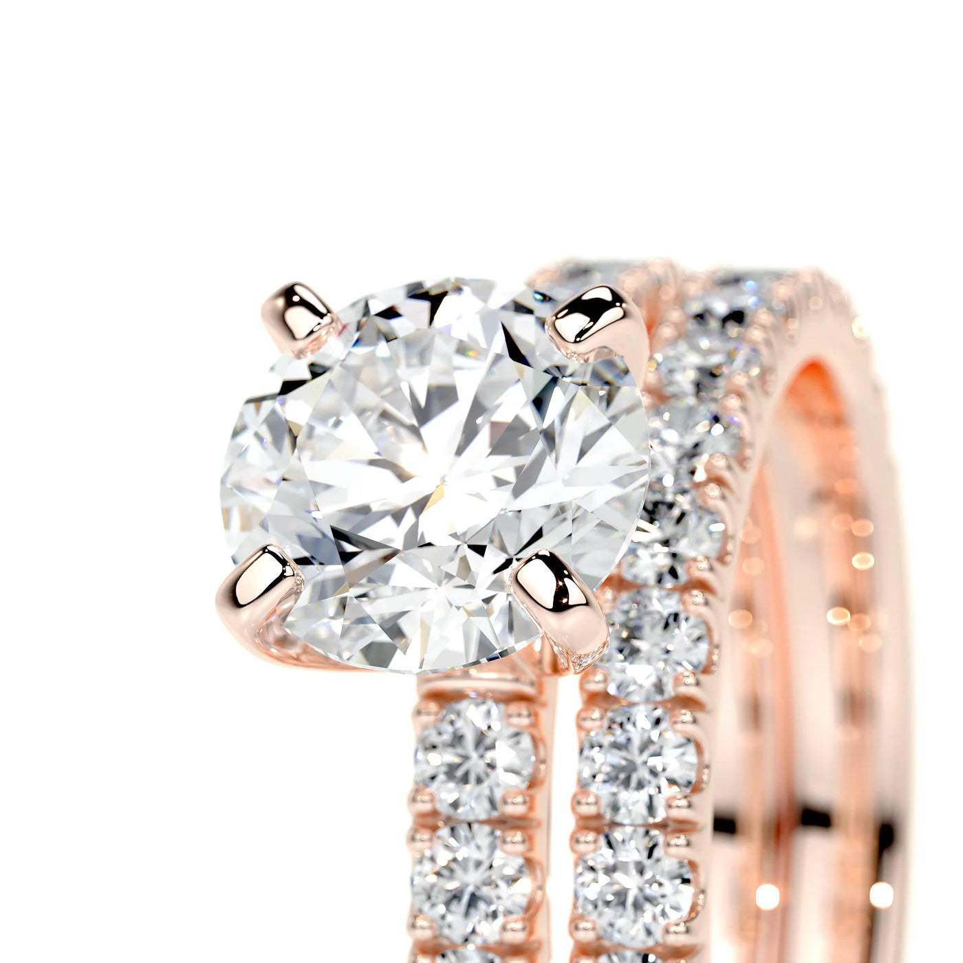 Althea Lab Grown Diamond Ring . Rose Gold