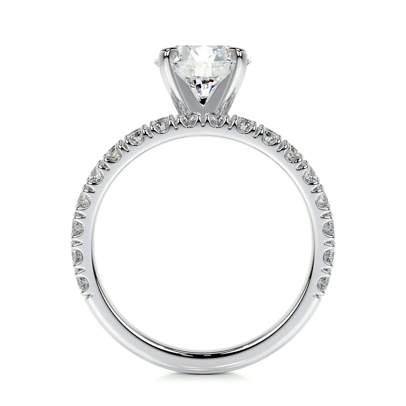 Althea Lab Grown Diamond Ring . White Gold