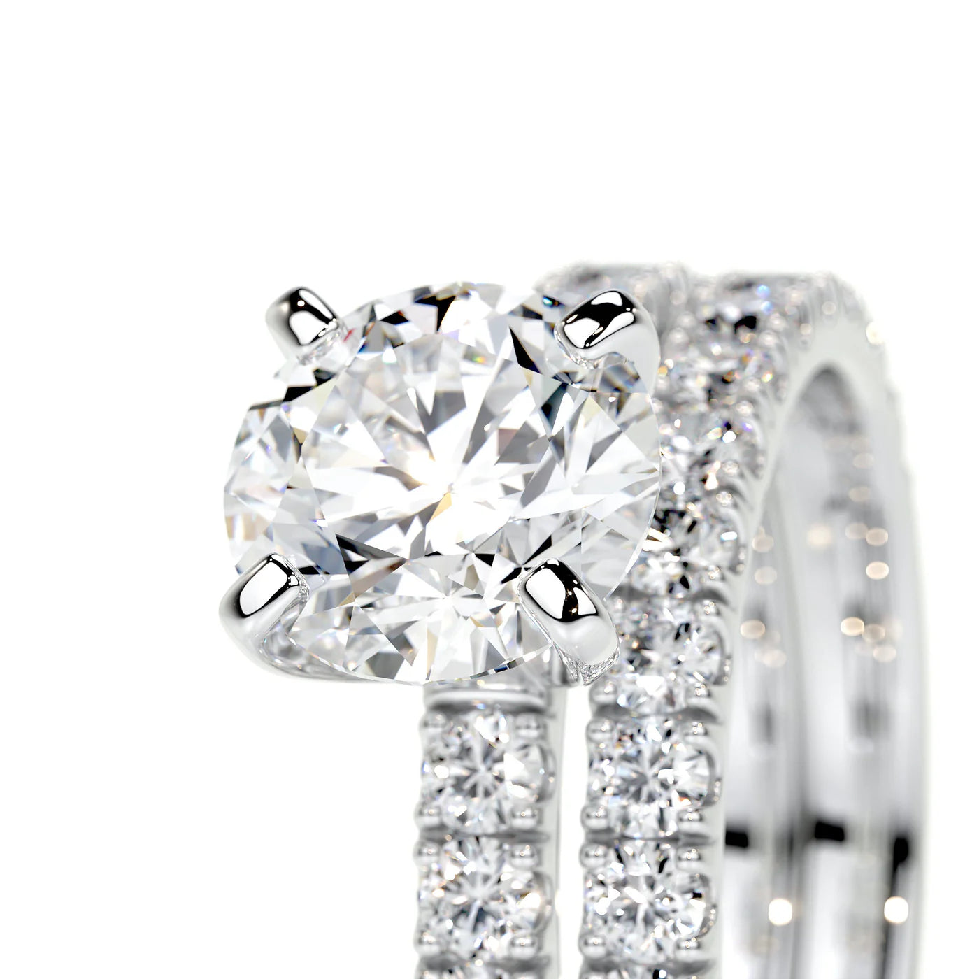 Althea Lab Grown Diamond Ring . White Gold