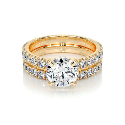 Althea Lab Grown Diamond Ring . Yellow Gold