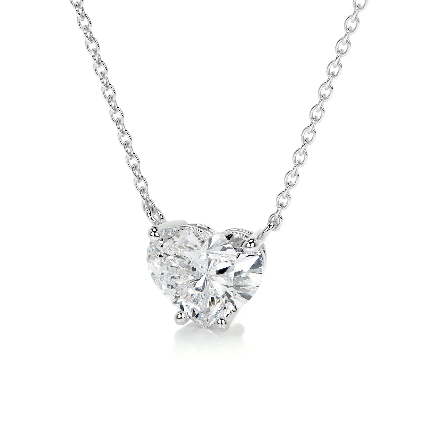 Aluna Lab Grown Diamond Heart Pendant