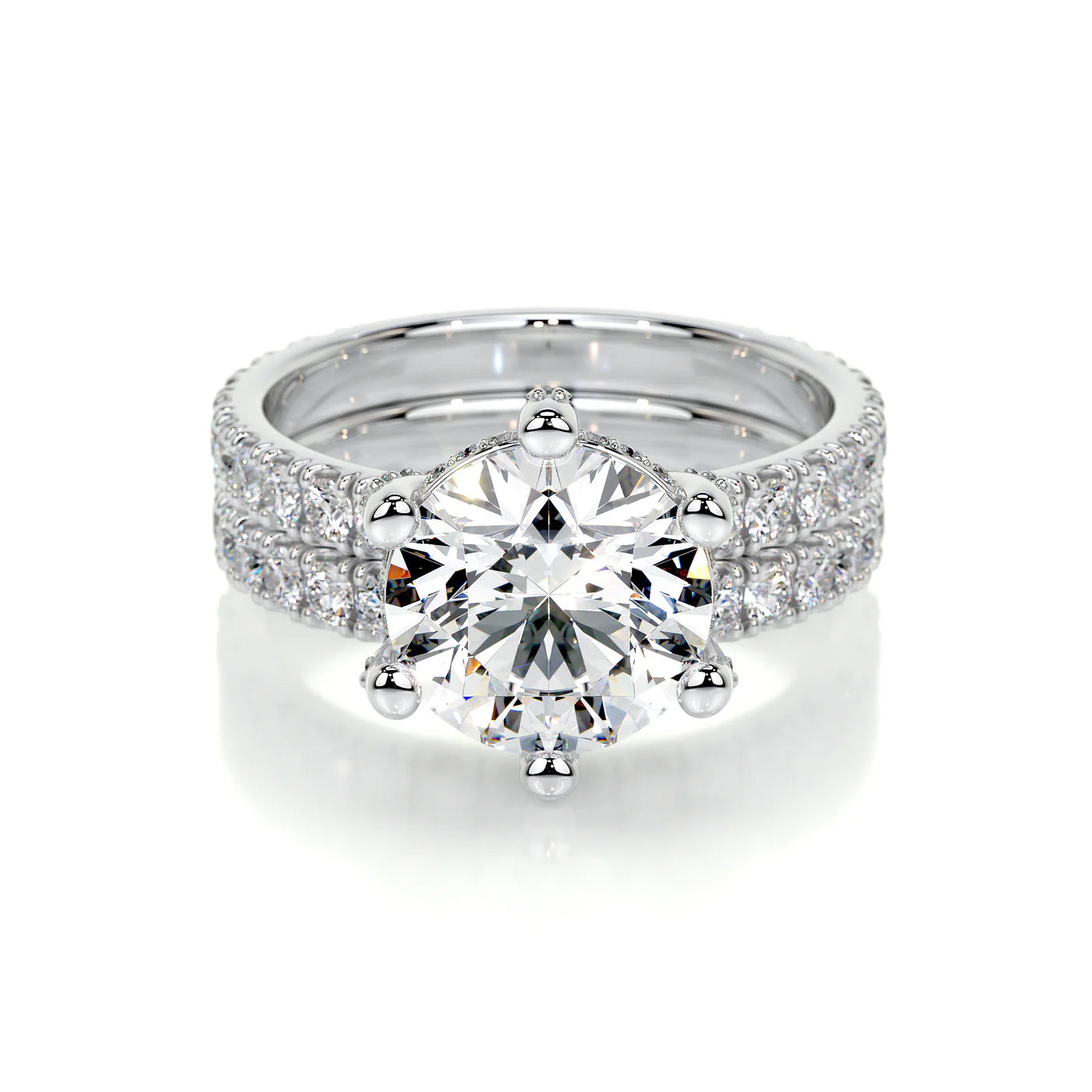 Amara Lab Grown Diamond Ring . White Gold