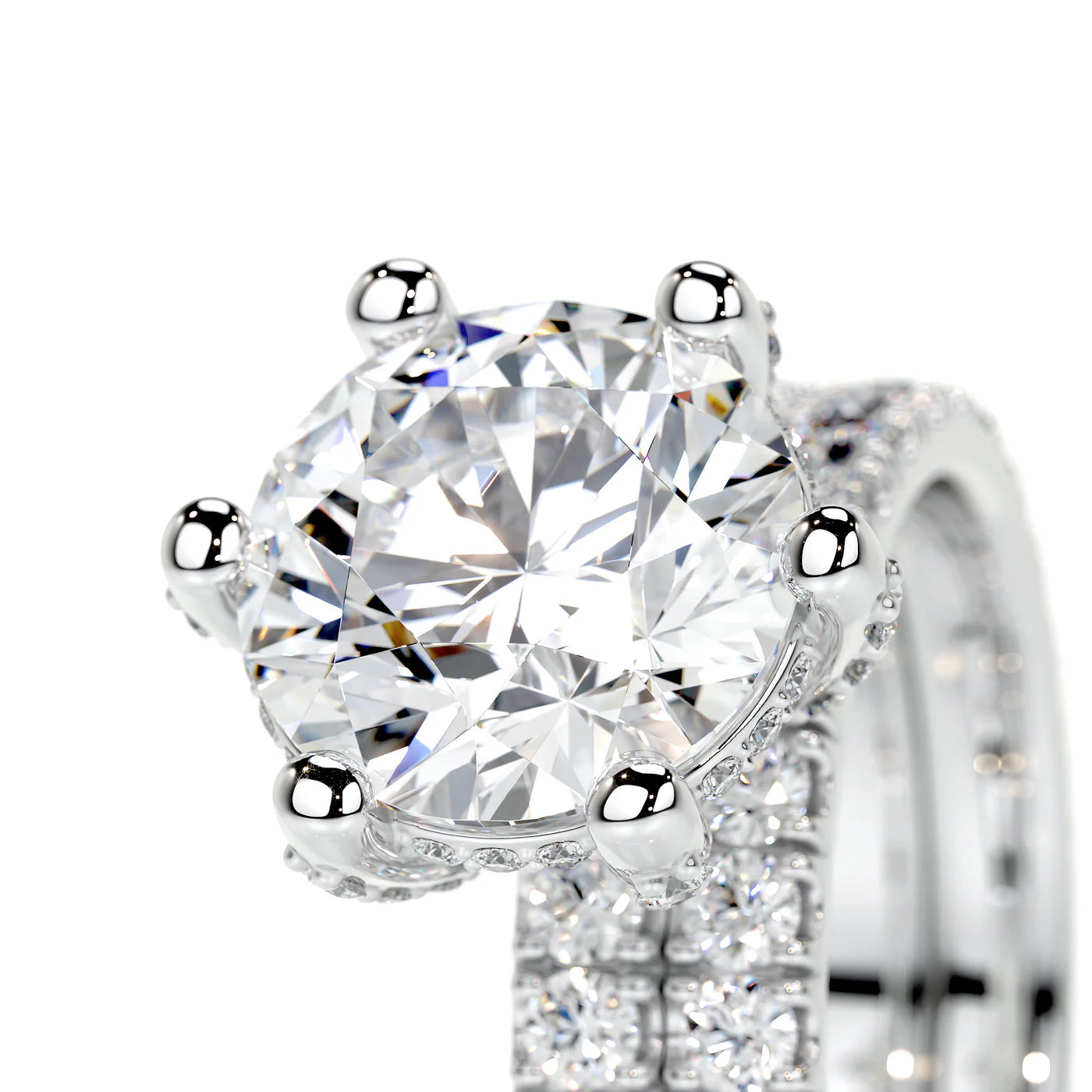 Amara Lab Grown Diamond Ring . White Gold