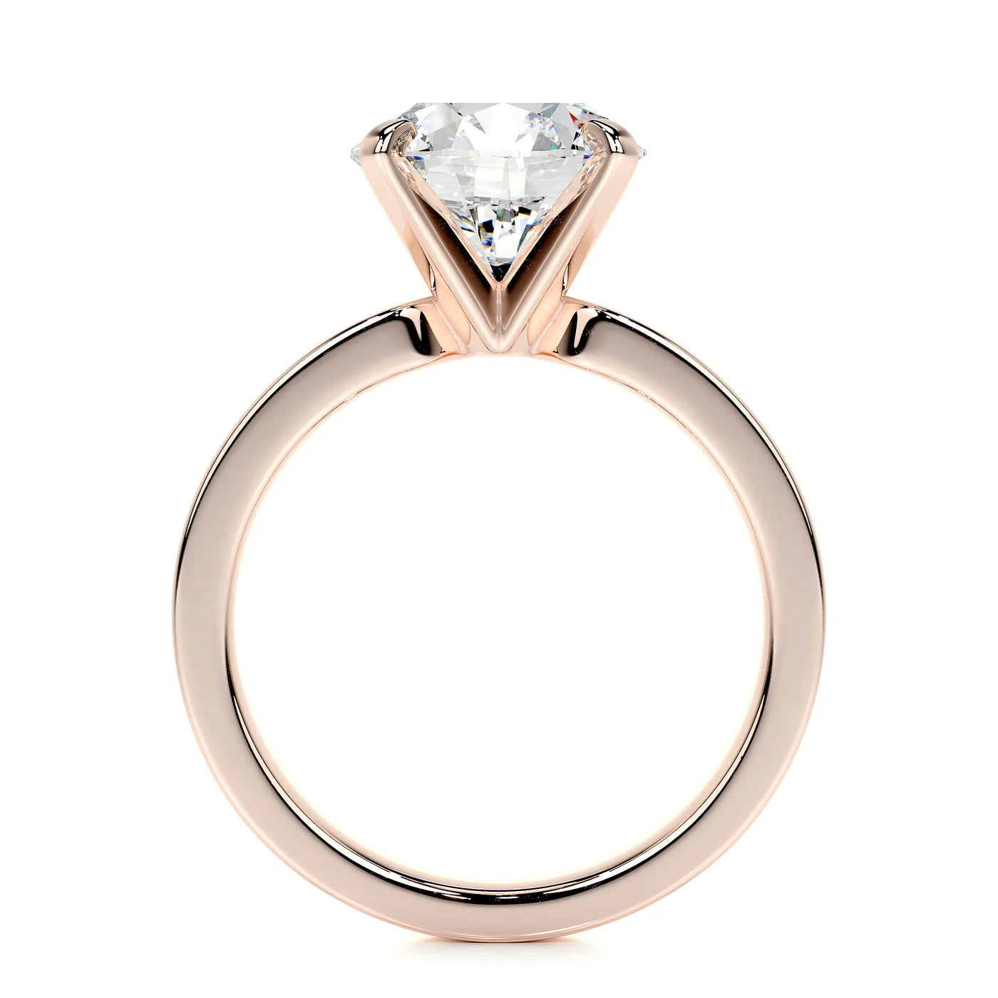 Calla Lab Grown Diamond Ring . Rose Gold