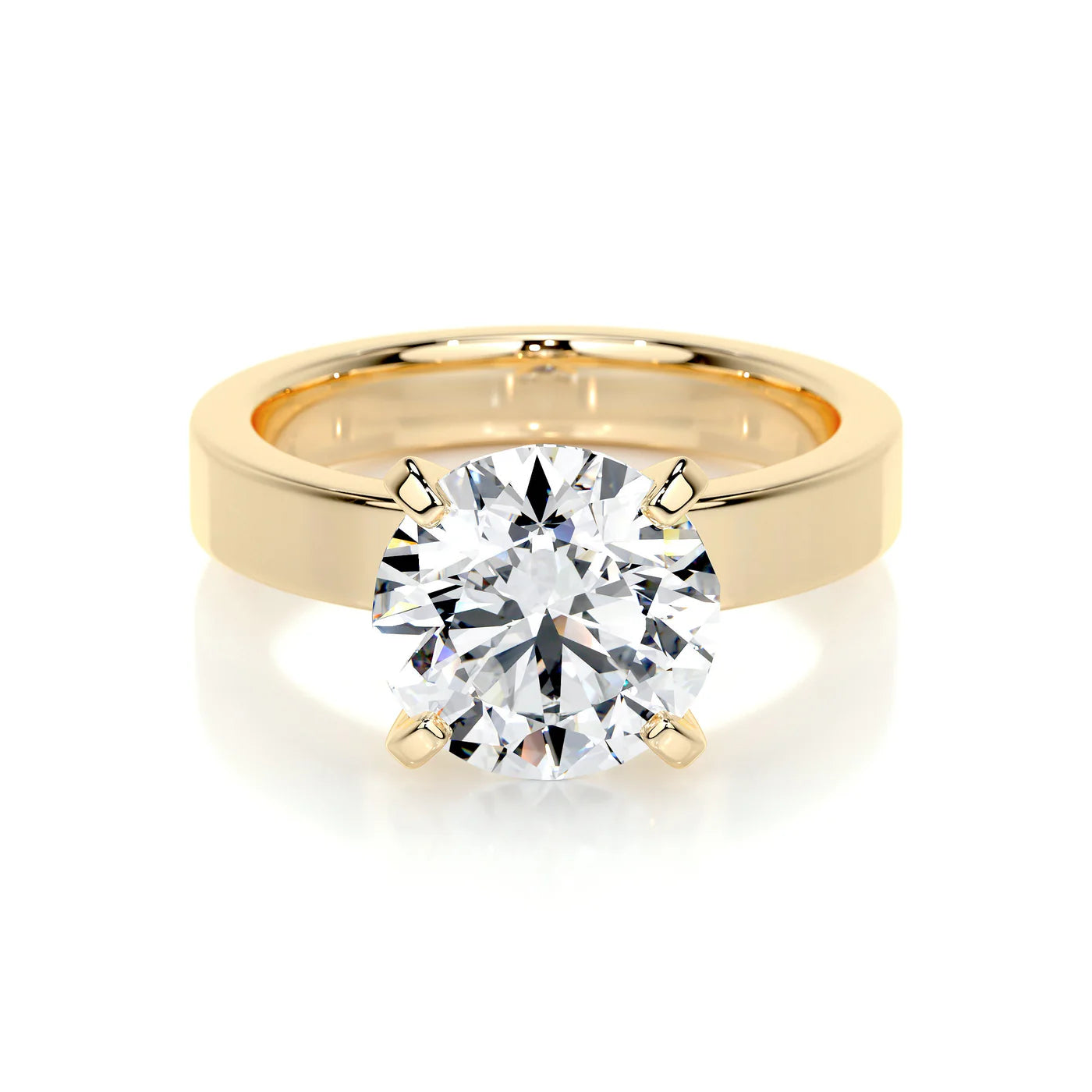 Calla Lab Grown Diamond Ring . Yellow Gold