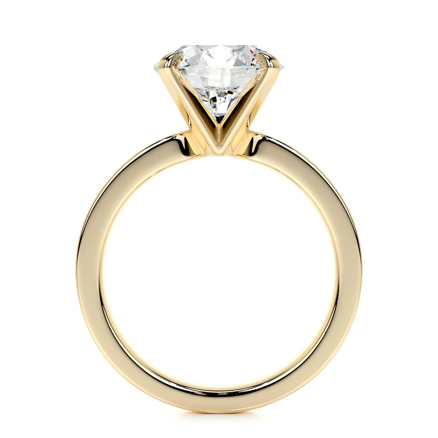 Calla Lab Grown Diamond Ring . Yellow Gold