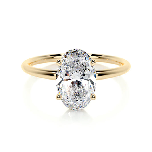 Celestia Lab Grown Diamond Ring . Yellow Gold