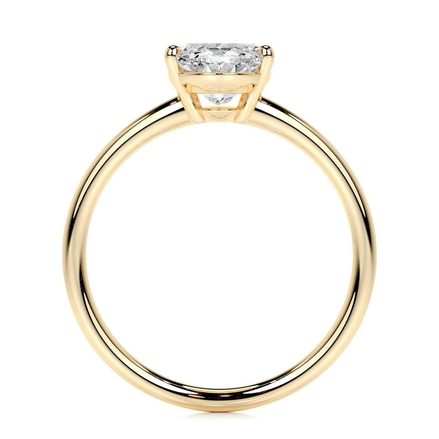 Celestia Lab Grown Diamond Ring . Yellow Gold