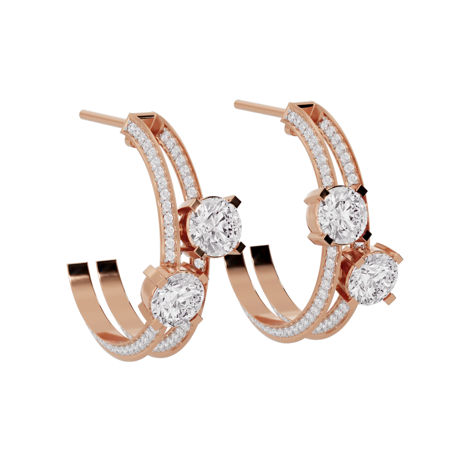 Éclat Lab Grown Diamond Earrings