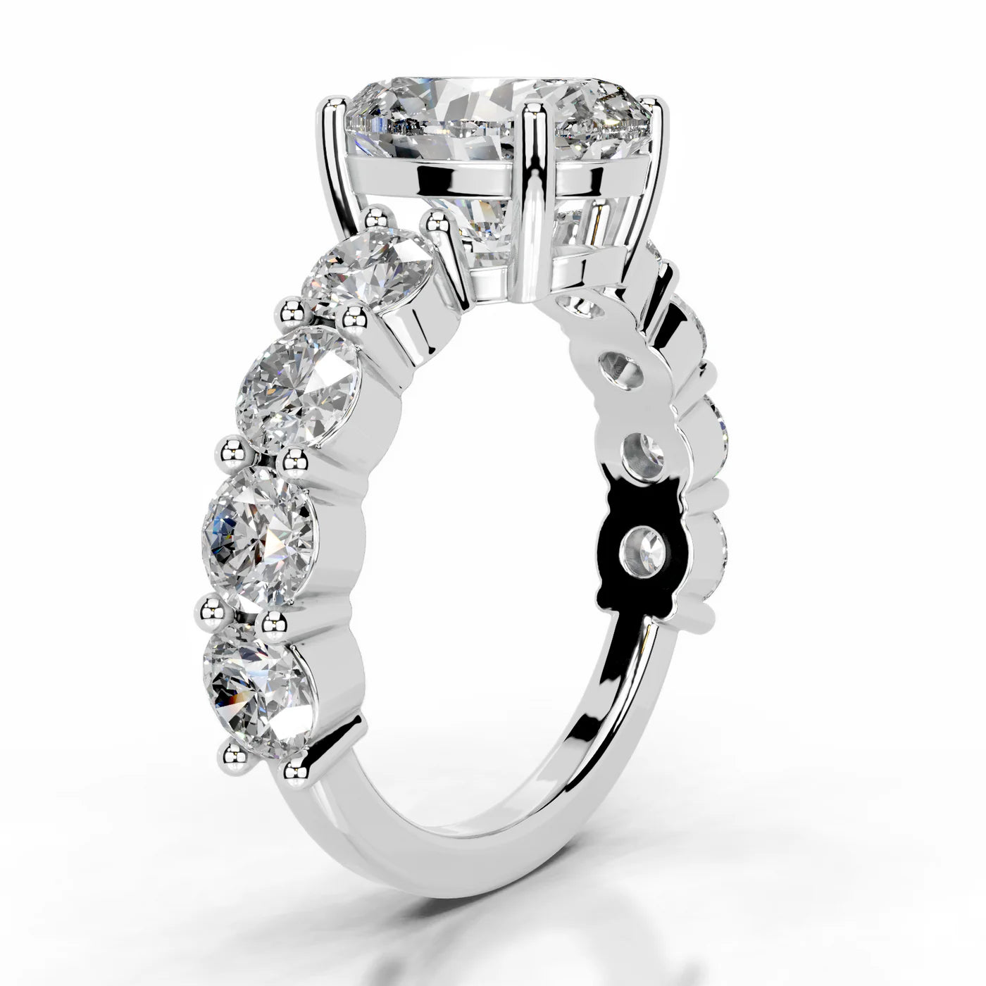 Fiora Lab Grown Diamond Ring . White Gold