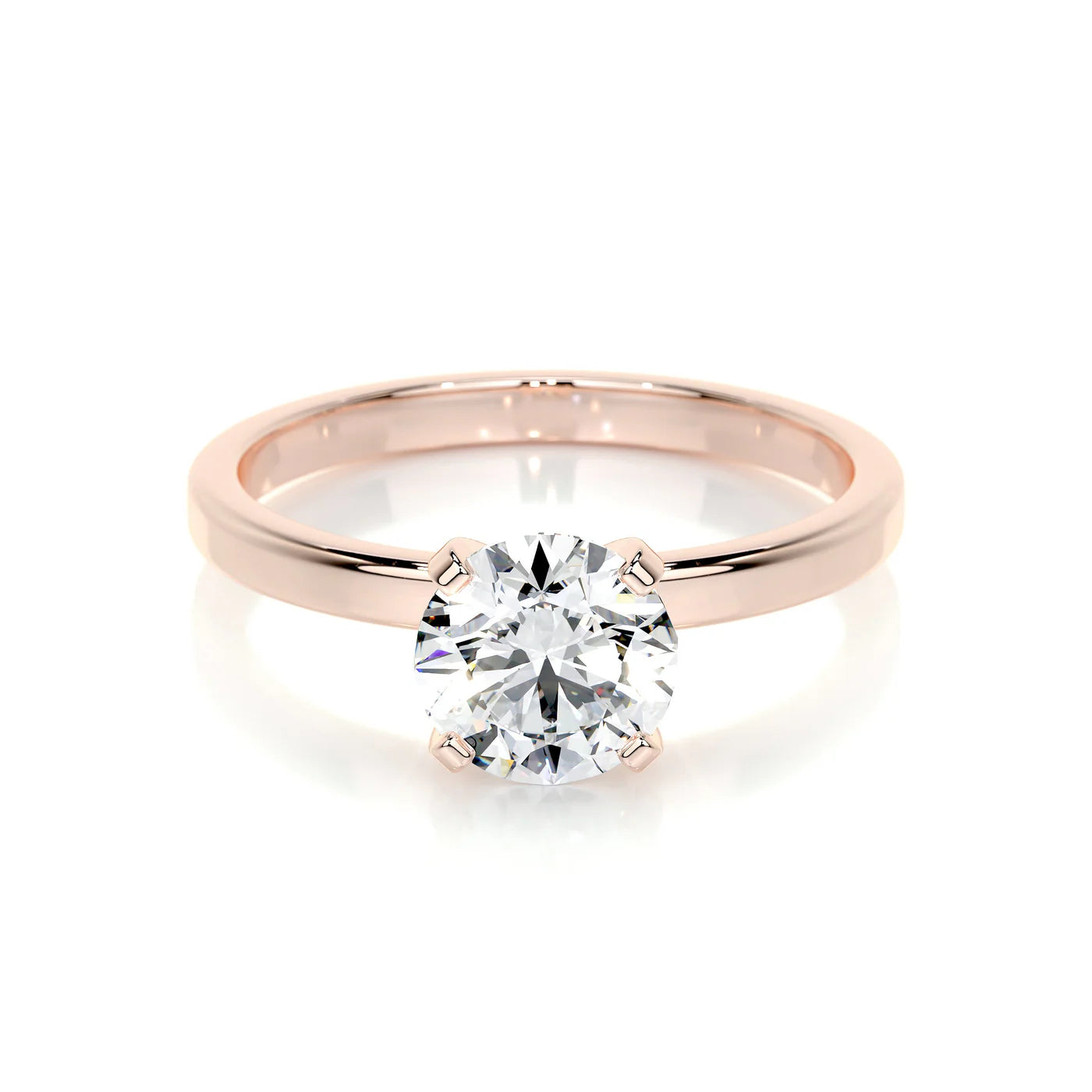 Glacia Lab Grown Diamond Ring . Rose Gold