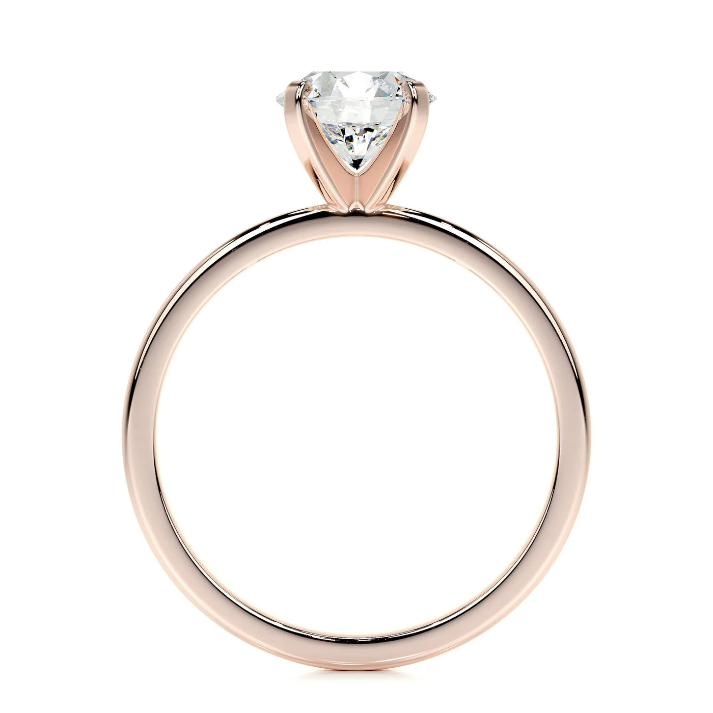 Glacia Lab Grown Diamond Ring . Rose Gold