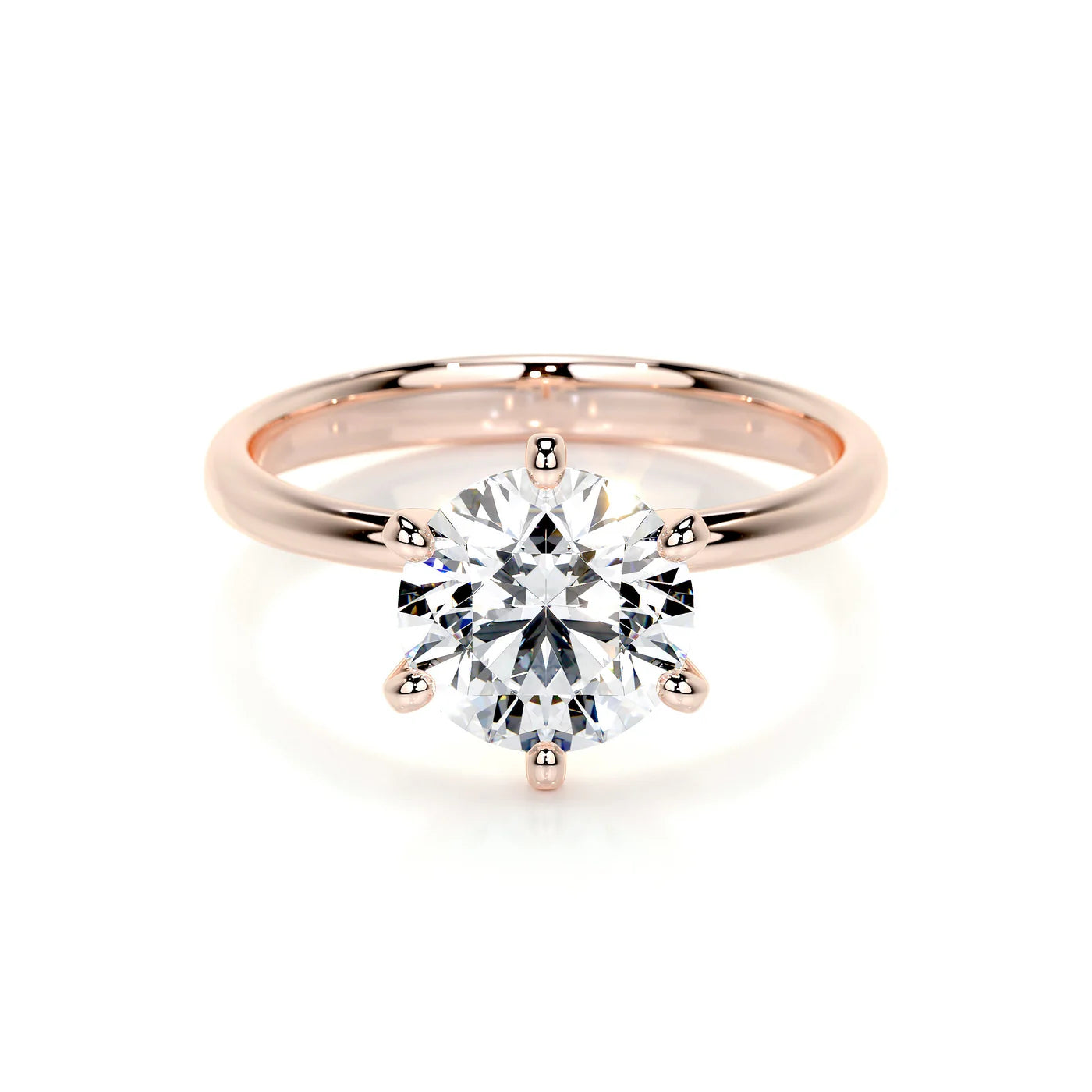 Lumina Lab Grown Diamond Ring . Rose Gold