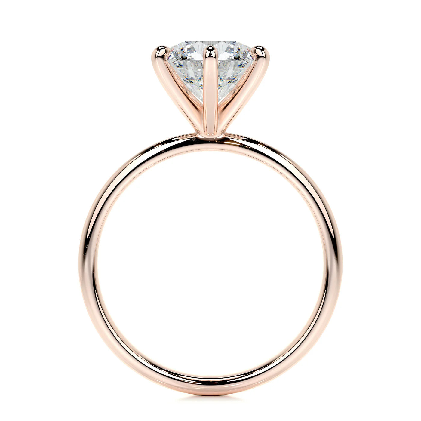 Lumina Lab Grown Diamond Ring . Rose Gold