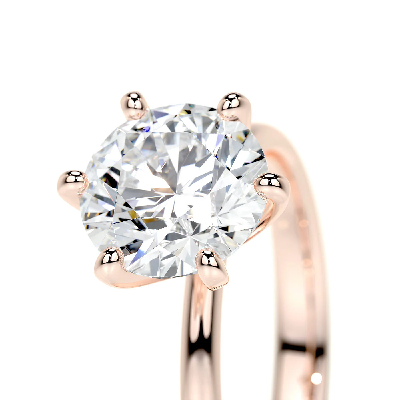 Lumina Lab Grown Diamond Ring . Rose Gold