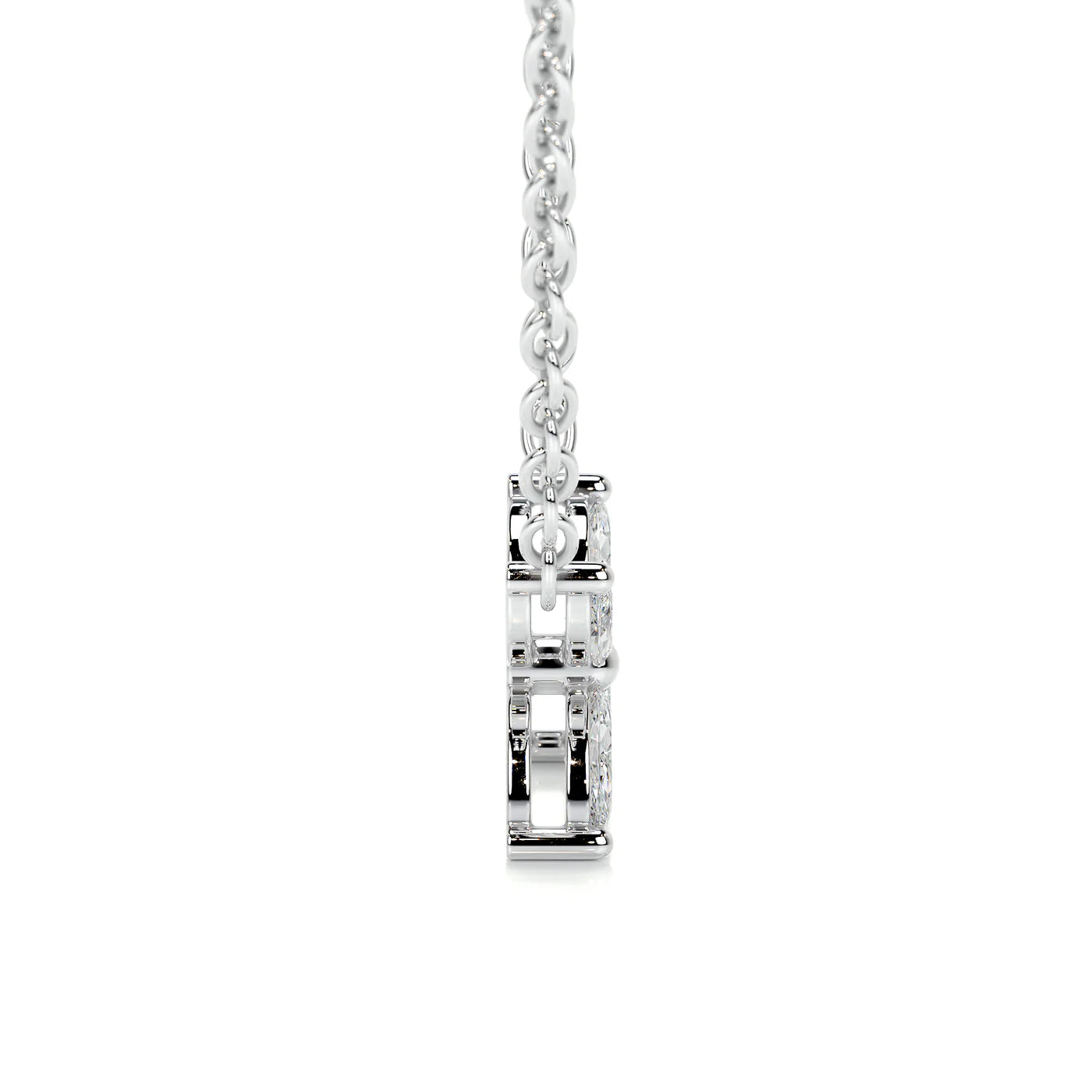 Marquise Lab Grown Diamond Necklace