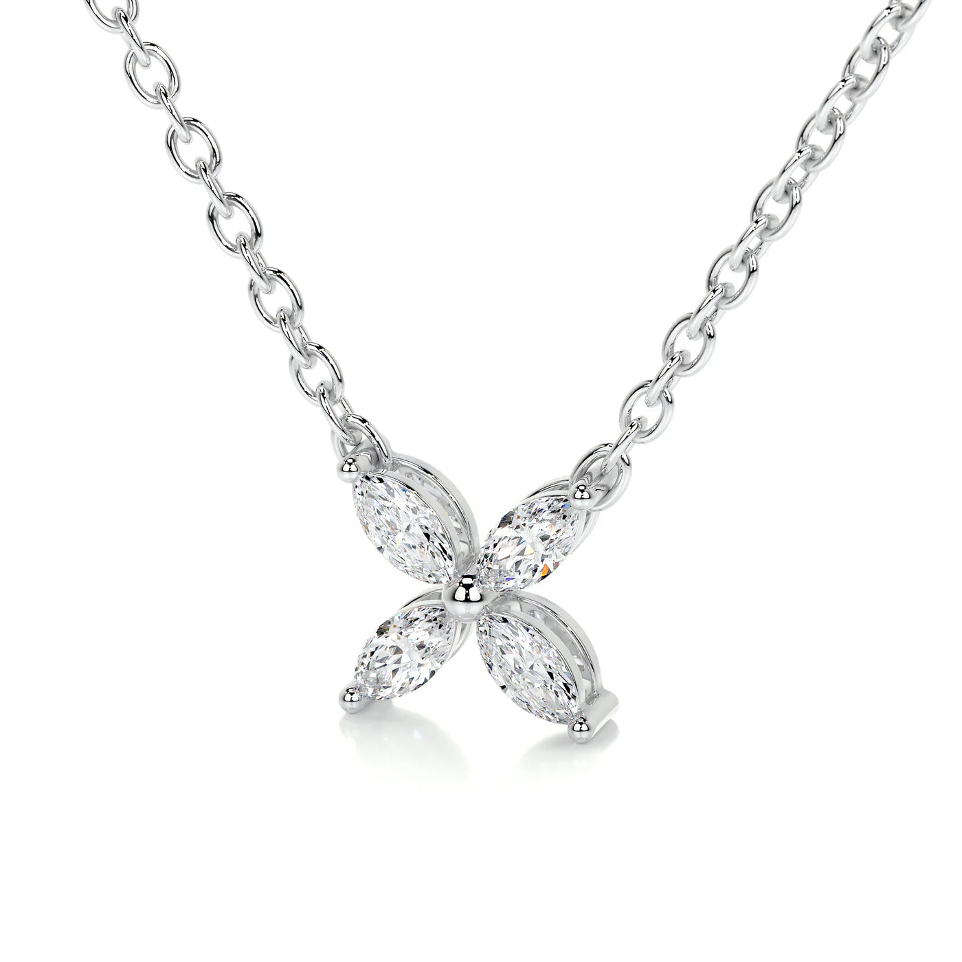 Marquise Lab Grown Diamond Necklace