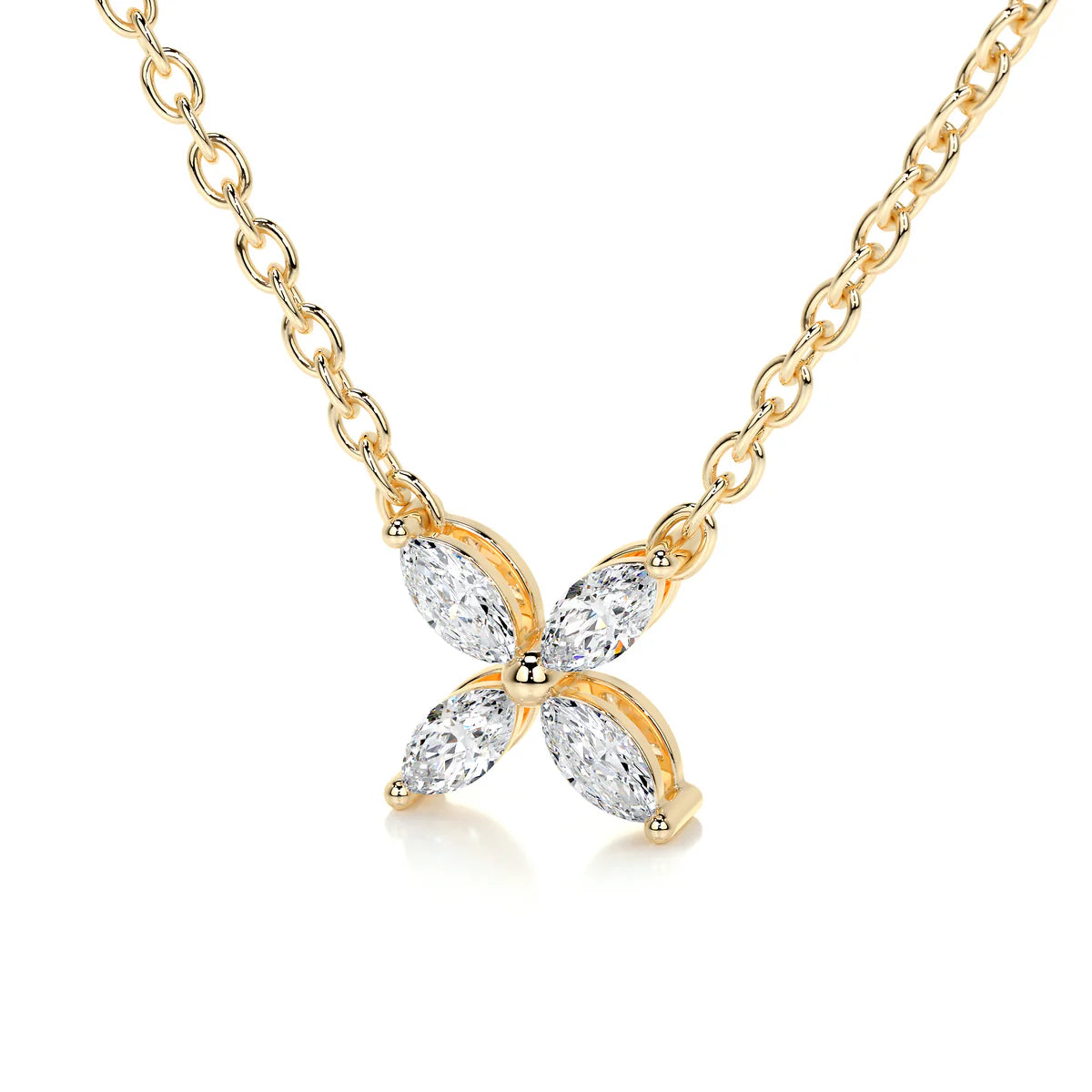 Marquise Lab Grown Diamond Necklace