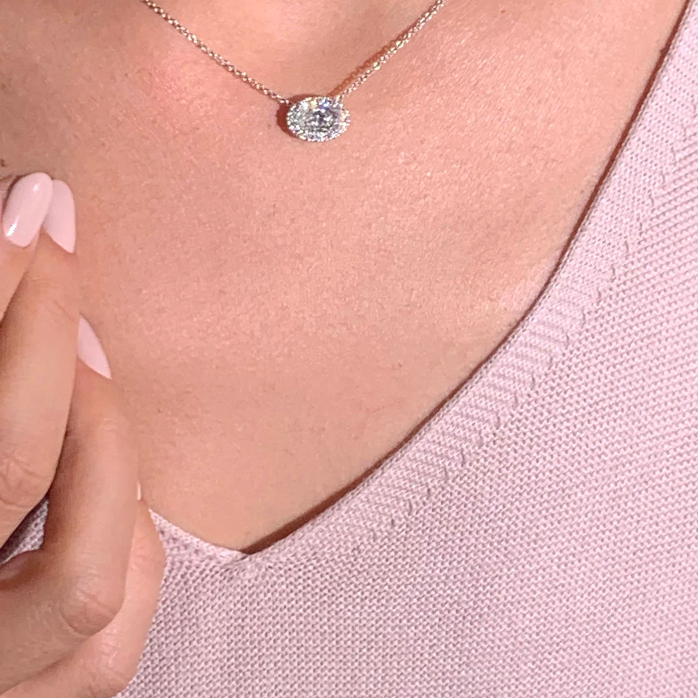 Miraya Lab Grown Diamond Necklace