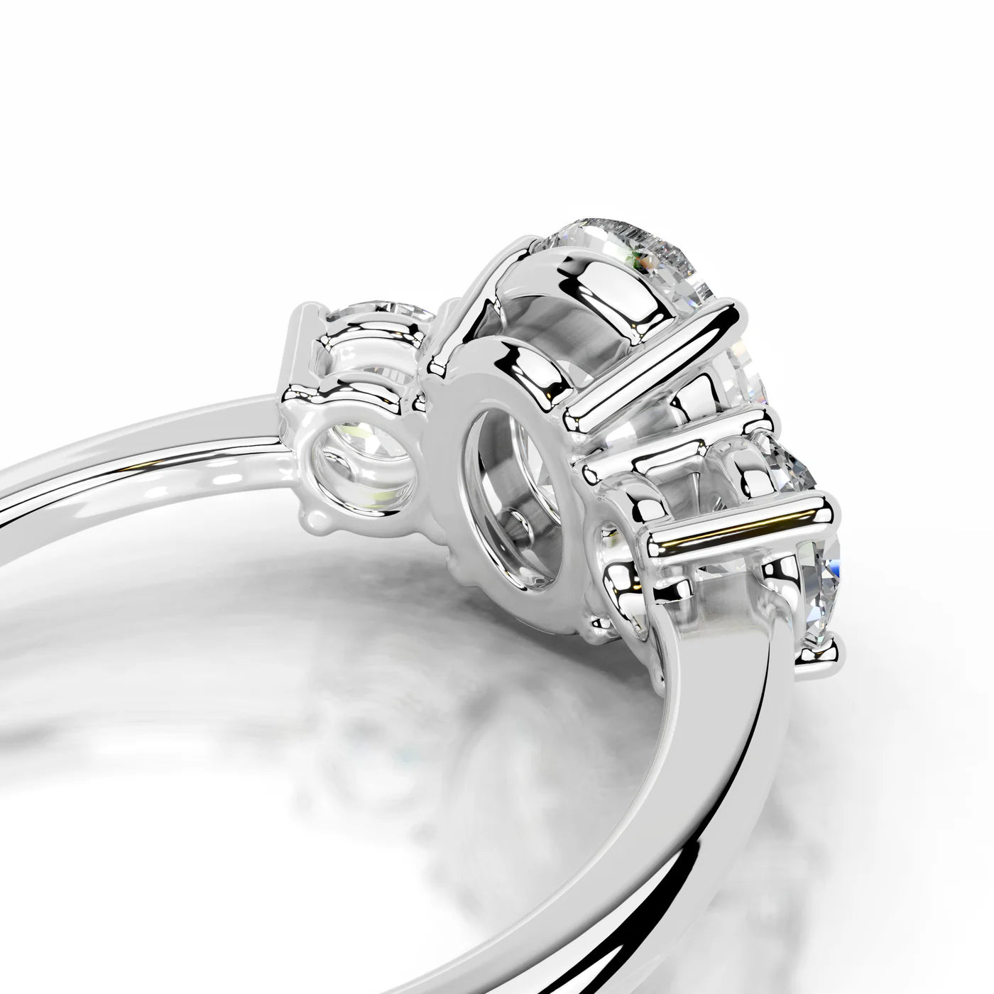 Noelle Lab Grown Diamond Ring . White Gold