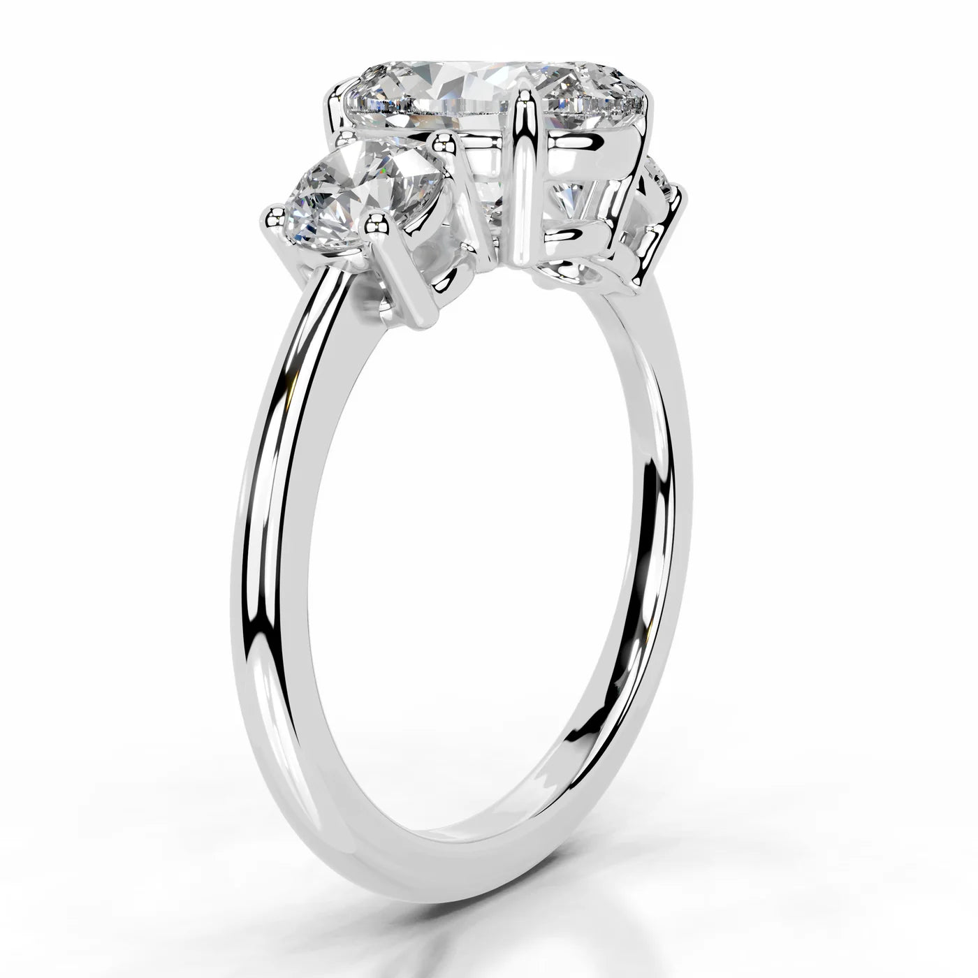 Noelle Lab Grown Diamond Ring . White Gold