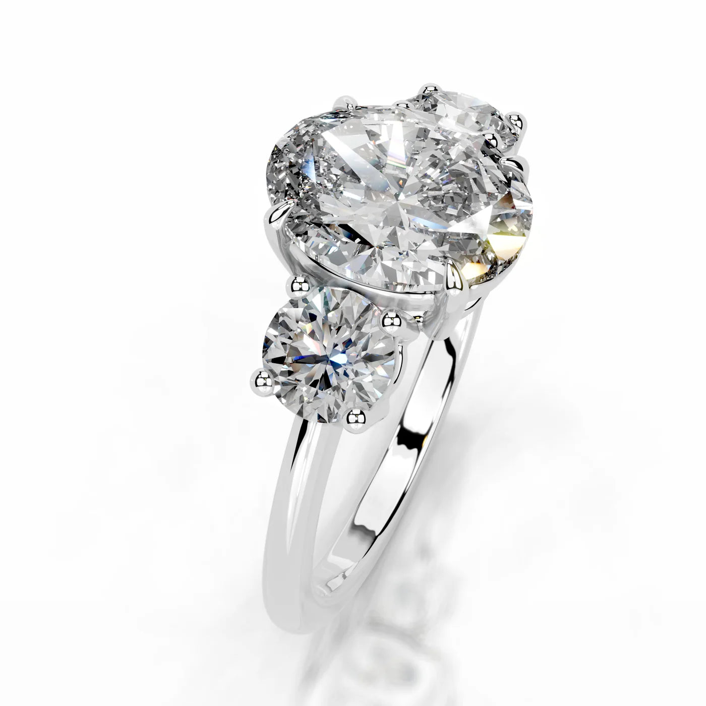 Noelle Lab Grown Diamond Ring . White Gold