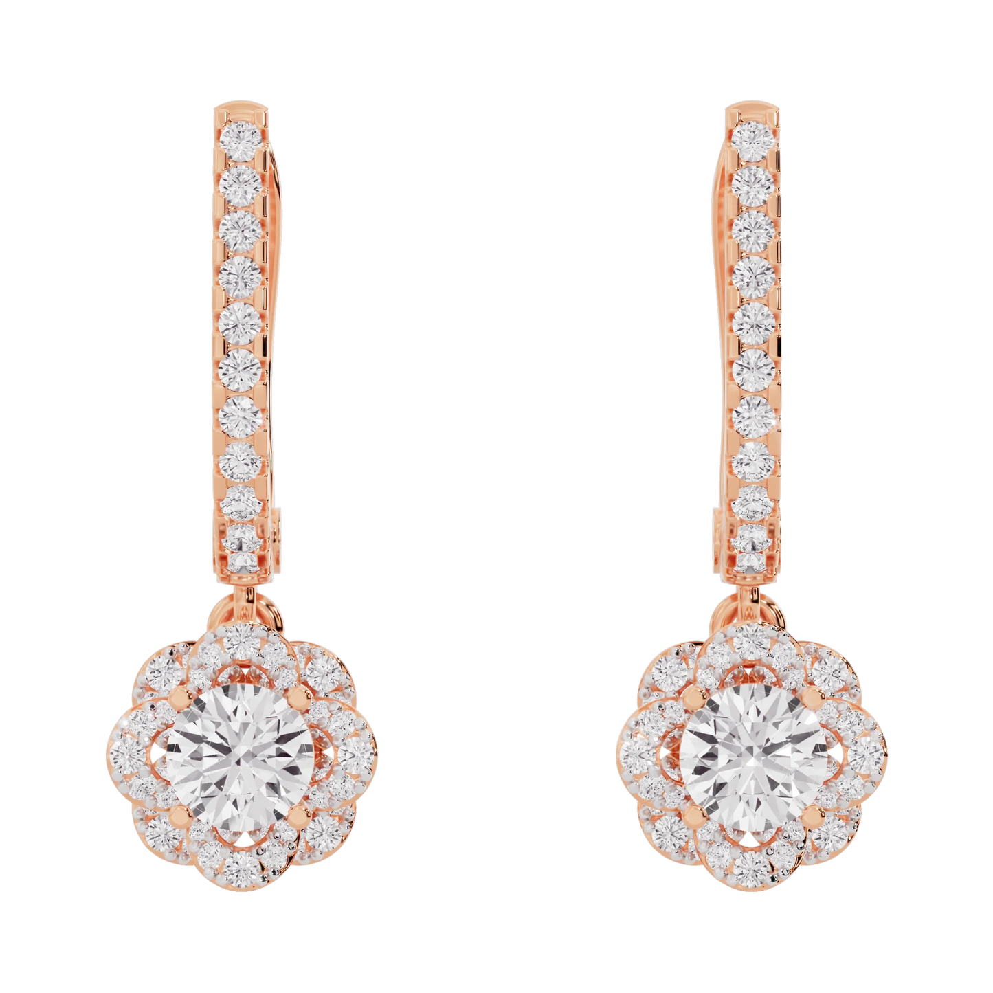 Roselle Lab Grown Diamond Earrings