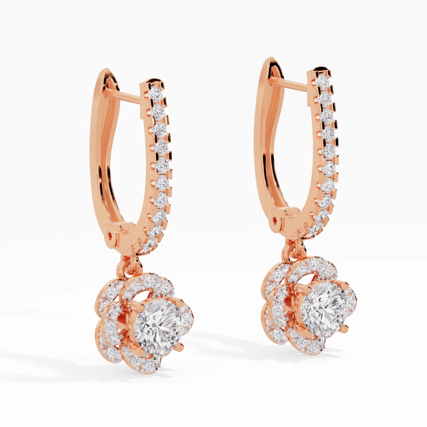 Roselle Lab Grown Diamond Earrings